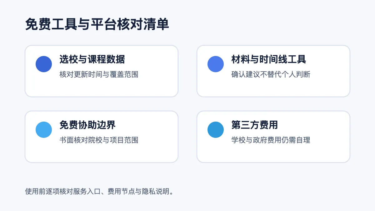 免费留学申请工具与平台一览